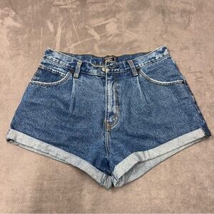 Abercrombie & fitch Annie high rise shorts rise cuff denim women’s dice 28/6